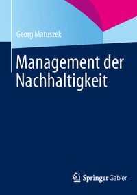 Produktbild: Management der Nachhaltigkeit