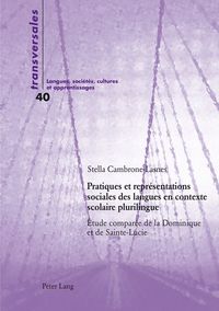 Produktbild: Pratiques et repr&eacute;sentations sociales des langues en contexte scolaire plurilingue