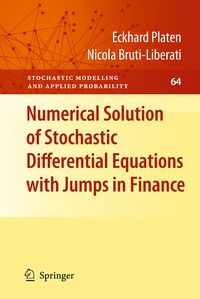 Produktbild: Numerical Solution of Stochastic Differential Equations with Jumps in Finance