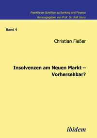 Produktbild: Insolvenzen am Neuen Markt - Vorhersehbar?
