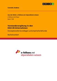 Produktbild: Vorstandsverg&uuml;tung in den DAX-30-Unternehmen