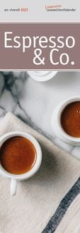 Produktbild: Lesezeichenkalender Espresso 2023