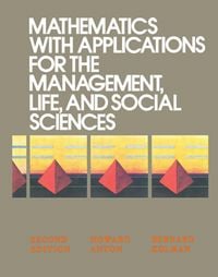Produktbild: Mathematics with Applications for the Management, Life, and Social Sciences