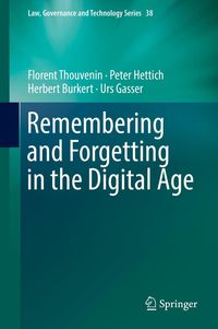 Produktbild: Remembering and Forgetting in the Digital Age