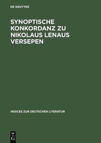 Produktbild: Synoptische Konkordanz zu Nikolaus Lenaus Versepen
