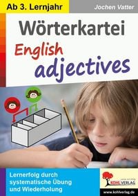 Produktbild: W&ouml;rterkartei English adjectives