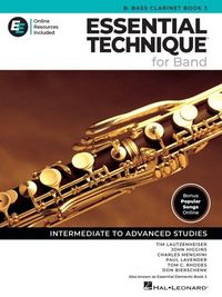 Produktbild: Essential Technique for Band - BB Bass Clarinet Book 3 with Online Resources