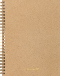 Produktbild: Brunnen Notizbuch Wire-O A5 dotted caramel