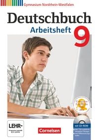 Produktbild: Deutschbuch Gymnasium - Nordrhein-Westfalen - 2015 - 9. Klasse - Arbeitsheft mit L&ouml;sungen und &Uuml;bungs-CD-ROM