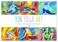 Produktbild: Yin Yoga Art - K&uuml;nstlerische Darstellung von Yin Yoga Asanas (Wandkalender 2026 DIN A4 quer), CALVENDO Monatskalender