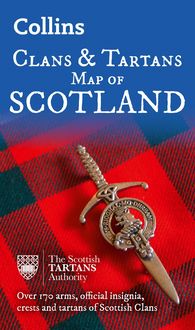Produktbild: Collins Scotland Clans and Tartans Map