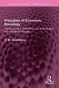Produktbild: Principles of Economic Sociology