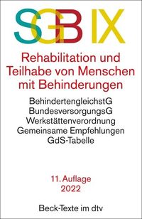 Bild vom Artikel SGB IX Rehabilitation und Teilhabe von Menschen mit Behinderungen vom Autor 