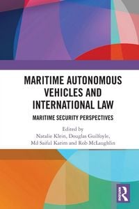 Produktbild: Maritime Autonomous Vehicles and International Law
