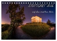 Produktbild: STUTTGART 2026 auf den zweiten Blick (Tischkalender 2026 DIN A5 quer), CALVENDO Monatskalender