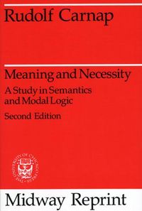 Produktbild: Carnap, R: Meaning and Necessity