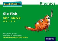 Produktbild: Read Write Inc. Phonics: Six Fish (Green Set 1 Storybook 3)