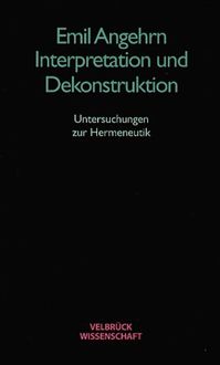 Produktbild: Interpretation und Dekonstruktion
