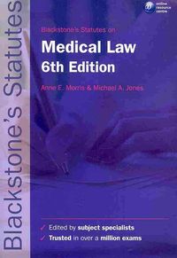 Produktbild: Blackstone's Statutes on Medical Law