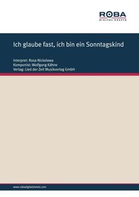 Produktbild: Ich glaube fast, ich bin ein Sonntagskind