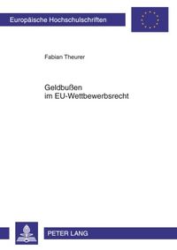 Produktbild: Geldbu&szlig;en im EU-Wettbewerbsrecht