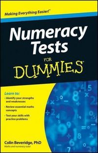 Produktbild: Numeracy Tests For Dummies