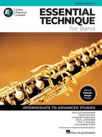 Produktbild: Essential Technique for Band - Oboe Book 3 with Online Resources
