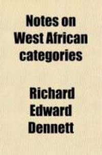 Produktbild: Notes on West African Categories (314)