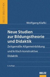 Produktbild: Neue Studien zur Bildungstheorie und Didaktik