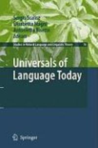 Produktbild: Universals of Language Today