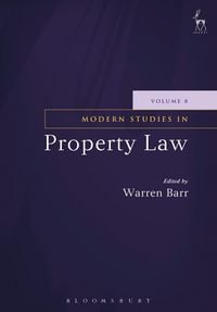 Produktbild: Modern Studies in Property Law - Volume 8