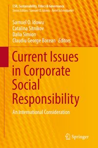Produktbild: Current Issues in Corporate Social Responsibility