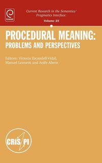 Produktbild: Procedural Meaning: Problems and Perspectives