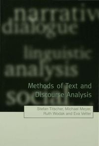 Produktbild: Methods of Text and Discourse Analysis