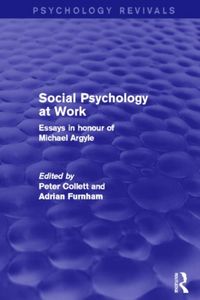 Produktbild: Social Psychology at Work (Psychology Revivals)