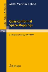 Produktbild: Quasiconformal Space Mappings