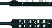 Produktbild: Escha 8I/OM8-3P2C-5/S370 8061796 Sensor/Aktorbox passiv M8-Verteiler mit Metallgewinde 1St.