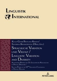 Produktbild: Sprachliche Variation und Vielfalt / Linguistic Variation and Diversity