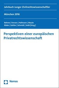 Produktbild: Perspektiven einer europ&auml;ischen Privatrechtswissenschaft