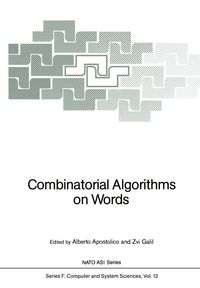 Produktbild: Combinatorial Algorithms on Words