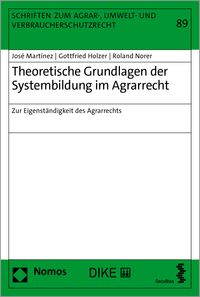 Produktbild: Grundlagen der Systembildung im Agrarrecht