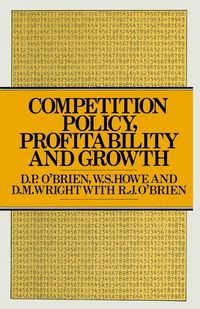 Produktbild: Competition Policy, Profitability and Growth