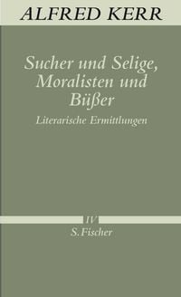 Produktbild: Sucher und Selige, Moralisten und B&uuml;&szlig;er