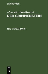 Produktbild: Erz&auml;hlung