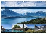 Produktbild: Bellevue Schweiz (Wandkalender 2026 DIN A2 quer), CALVENDO Monatskalender