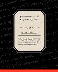 Produktbild: Reminiscences of Captain Gronow