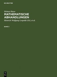 Produktbild: Mathematische Abhandlungen. 2