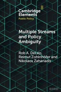 Produktbild: Multiple Streams and Policy Ambiguity