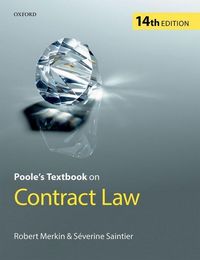 Produktbild: Merkin QC, R: Poole's Textbook on Contract Law