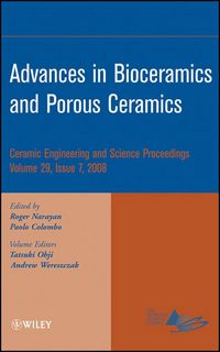 Produktbild: Advances in Bioceramics and Porous Ceramics, Volume 29, Issue 7